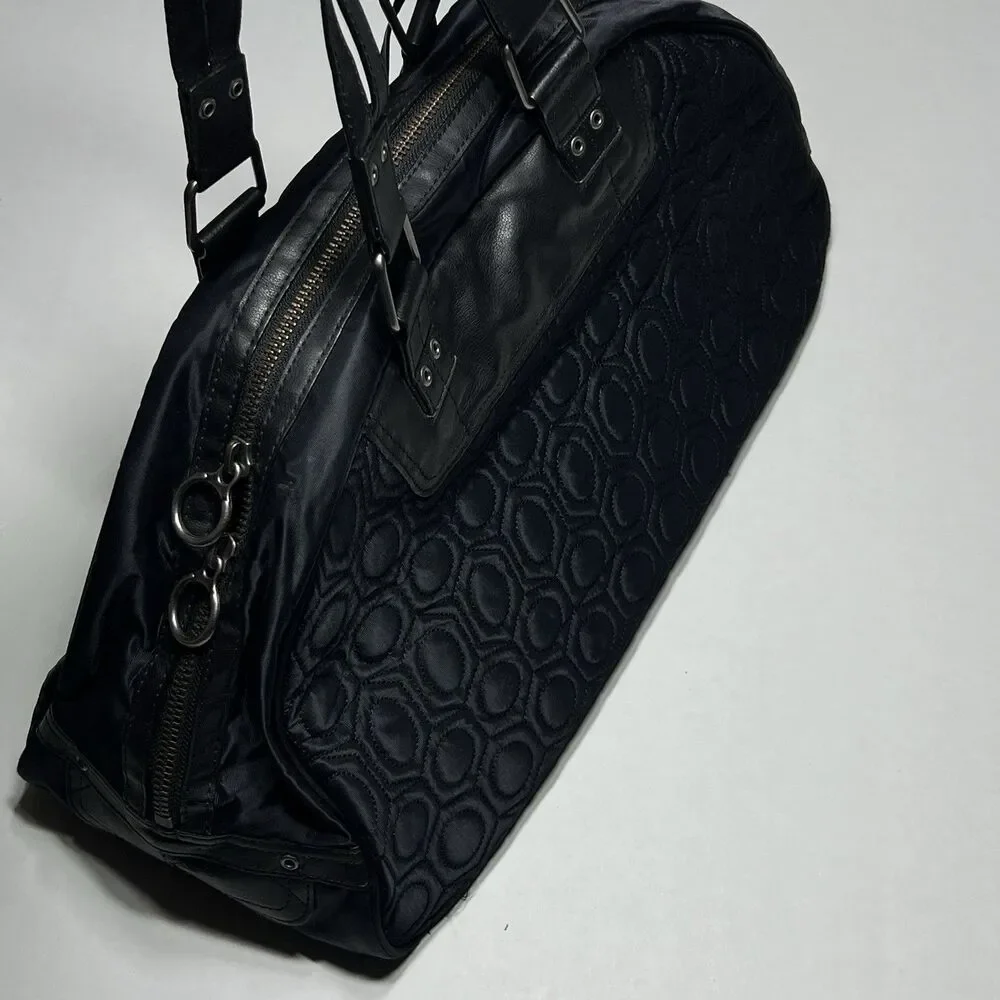 Nike Women's Gym Club Duffel Bag Travel Black Rare Read Des